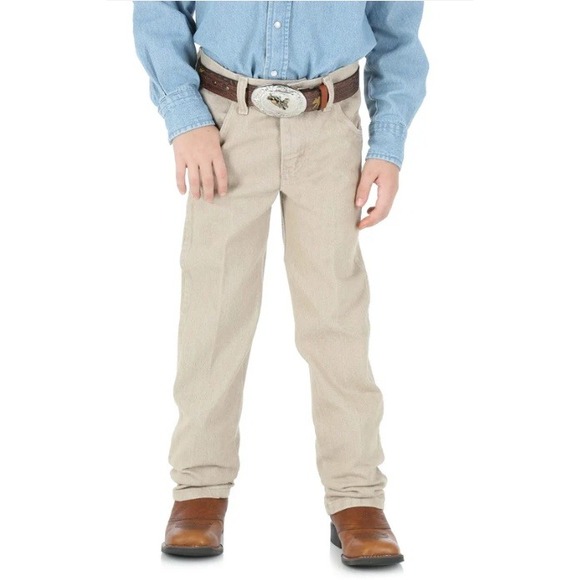 Wrangler Other - Wrangler Boys Cowboy Cut Original Fit Jeans Tan Khaki 1013MWBTN 12 Slim NWT